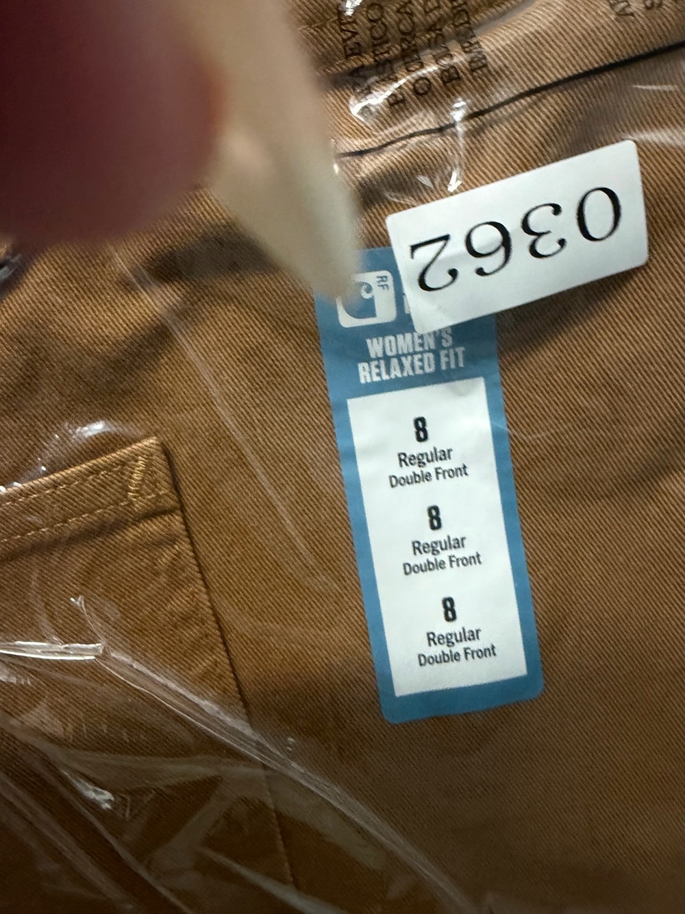 Carhartt 8 regular- double front relaxed, fit pants Brown - nwt